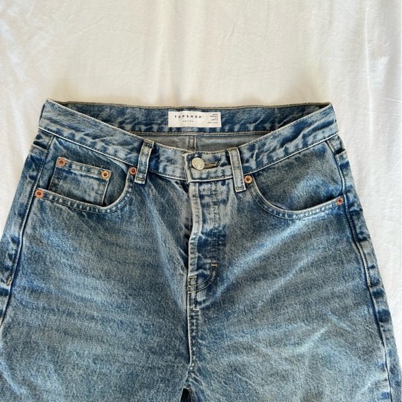 Topshop Petite Straight Leg Jeans - Picture 3 of 5
